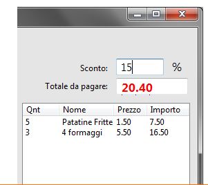 Adding Discounts to Receipts